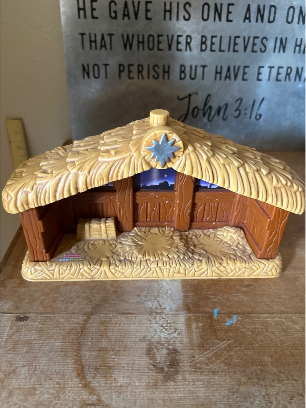 Mattel 2002 Nativity Stable Playset